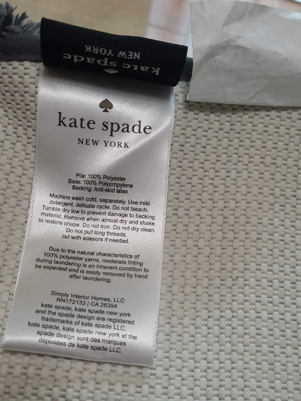 Kate Spade Plush Bath Rug